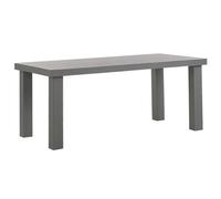Garden Dining Table TARANTO 180 cm 90 cm Concrete Grey