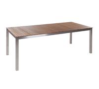 Garden Dining Table VIAREGGIO 200 cm 90 cm Certified Teak Wood Brown
