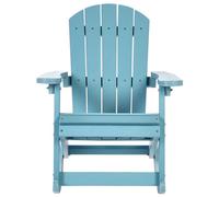 Beliani Garden Kids Kid-Sized Rocking Chair Light Blue - Weather-Resistant Outdoor, Modern Matte Finish