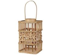 Beliani Lantern Lumbis Bamboo Wood 54cm Natural