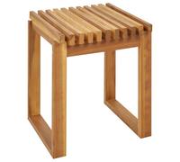 Beliani Garden Side Table Bellano 35 Cm 40 Cm Acacia Wood Brown