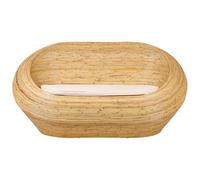 Beliani Garden Sofa 2 Seater Maiori Rattan Natural