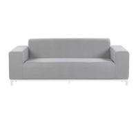 Beliani Garden Sofa 2 Seater Rovigo Light Grey
