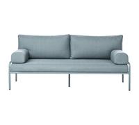 Garden Sofa 2 Seater SOLOFRA Metal Mint Green