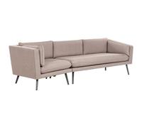 Beliani Garden Sofa 3 Seater Loretello Left Hand Beige