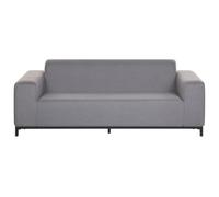Beliani Garden Sofa 3 Seater Rovigo Grey