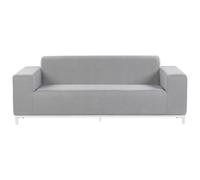 Beliani Garden Sofa 3 Seater Rovigo Light Grey