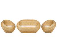 Beliani Garden Sofa Set Natural Rattan Beige - 2-Seater Sofa And Armchairs, L180 X D110 X H88Cm