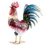 Beliani Garden Statue Bancalaan Rooster Multicolour