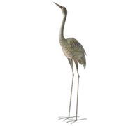 Beliani Garden Statue Boffa Crane Brown