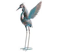 Beliani Garden Statue Dinagat Heron Blue