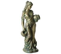 Beliani Garden Statue Trypolis Woman Green