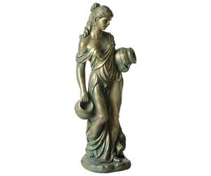 Beliani Garden Statue Trypolis Woman Green