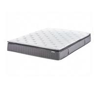 Beliani Gel Memory Foam Pocket Spring Mattress PLEASANT H3/4 Firm 160 x 200 cm (EU King Size), White