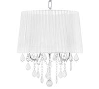 Beliani Glam Chandelier Evans White