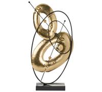 Beliani Glam Figurine Lusk Metal Gold