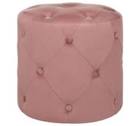 Beliani Glam Pouffe Corolla Velvet Pink