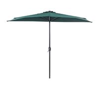 Beliani Half-Round Parasol 270 Cm Galati Green