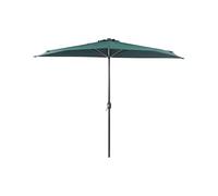 Half-Round Garden Parasol 2.7m Green GALATI