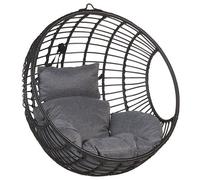 Hanging Chair ASPIO PE Rattan Black