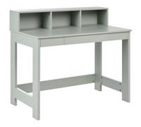 Beliani Home Office Desk Alvar Light Green 111 Cm 60 Cm