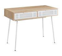 Home Office Desk CHULA Light Brown 110 cm 52 cm