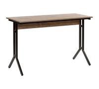 Home Office Desk CREEK Dark Brown 120 cm 48 cm
