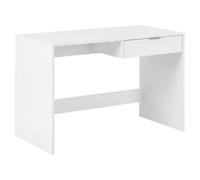 Beliani Home Office Desk Lutetia 120 Cm 60 Cm White