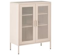 Beliani Industrial Cabinet Wakatipu Metal Beige