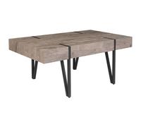 Beliani Industrial Coffee Table Adena Brown