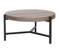 Beliani Industrial Coffee Table Bonita Taupe