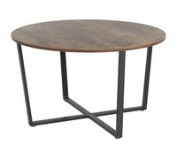 Coffee Table Dark Wood with Black ORICK