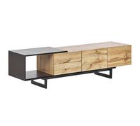 Beliani Industrial Tv Stand Fiora Brown/ Black