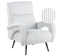 Beliani Jumbo Cord Amrchair Mint Svalov