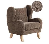 Kids Armchair FARUM Boucle Brown