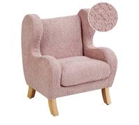 Kids Armchair FARUM Boucle Pink