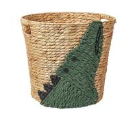 Beliani Kids Basket Crocodile Loxton Wicker Natural