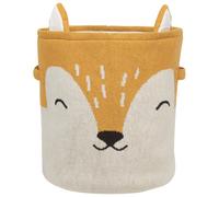 Beliani Kids Basket Fox HARRORI Cotton Beige, Orange
