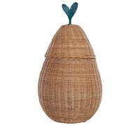 Beliani Kids Basket Pear Vagsoy Rattan Natural
