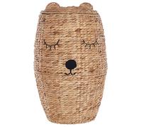 Beliani Kids Basket Teddy Bear Sambur Wicker Natural