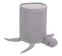 Beliani Kids Basket Turtle Tanda Cotton Grey