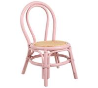 Beliani Kids Chair KALIVIA Rattan Pink, Pink