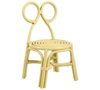 Kids Chair MIRTIA Rattan Yellow