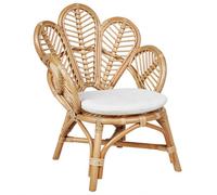 Beliani Kids Peacock Chair Florentine Ii Rattan Natural