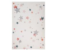 Beliani Kids Rug Alpoud White 140 X 200 Cm Cotton