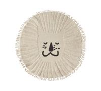 Beliani Kids Rug Badhani Beige 140 Cm Cotton