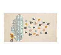 Beliani Kids Rug Blang Beige 80 X 150 Cm Cotton