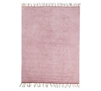 Beliani Kids Rug Caparli Pink 140 X 200 Cm Cotton