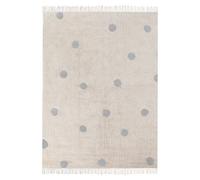 Beliani Kids Rug Dardere Grey 140 X 200 Cm Cotton