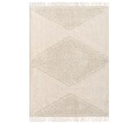 Beliani Kids Rug Khonoma Beige 160 X 230 Cm Cotton
